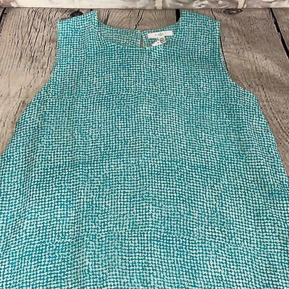 Fever Green and White Tank Top - Picture 1 of 5